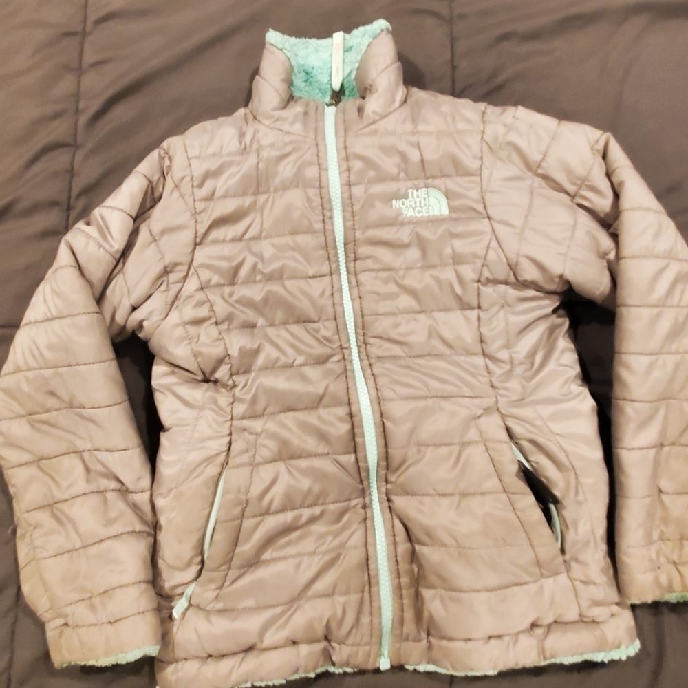 North face reversible coat